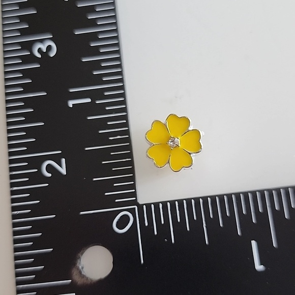 FLOWER  Charm for European Style Bracelets Fits Pandora Systems - Picture 4 of 4